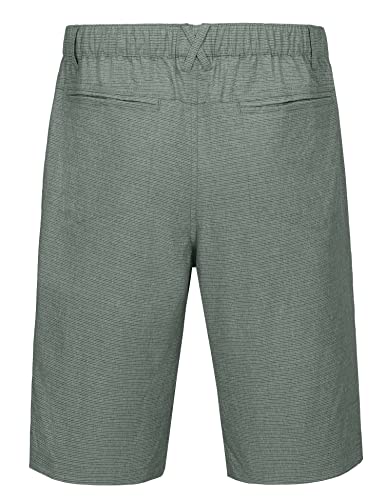 Image of Little Donkey Andy 12 Inch Inseam Golf Shorts for Men Bermuda Quick Dry Elastic Waist Shorts for Hiking Travel Casual