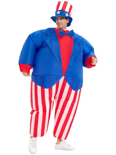 Jyzcos Inflatable Uncle Sam Costume Adult