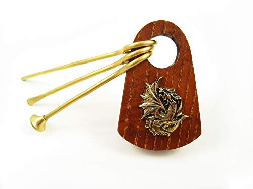 Fashion Pipes Tamper & Cleaning Tools Metal Dragon Tobacco Pipe Set for Tobacco Smoking Pipes, LOTR Collection Gift Set… (Set 3)