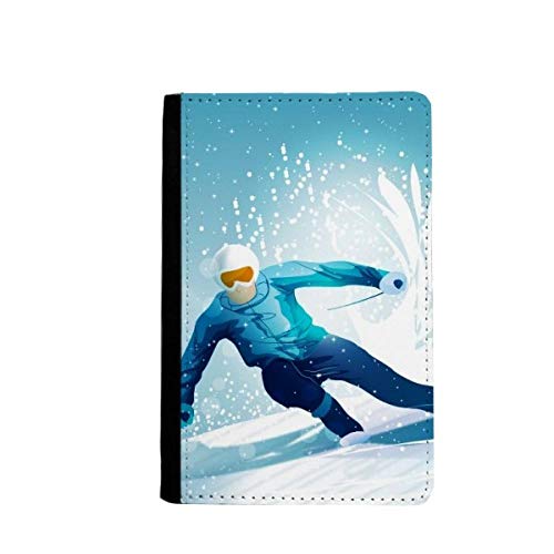 Porte-passeport d'hiver élégant et résistant pour amateurs de ski et voyages en montagne
