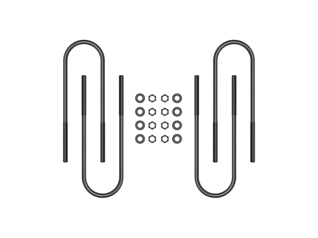 ICON, Rear, 15 U-Bolt Kit, Compatible with 2011-Up Ford F250/F350 SD, 67003