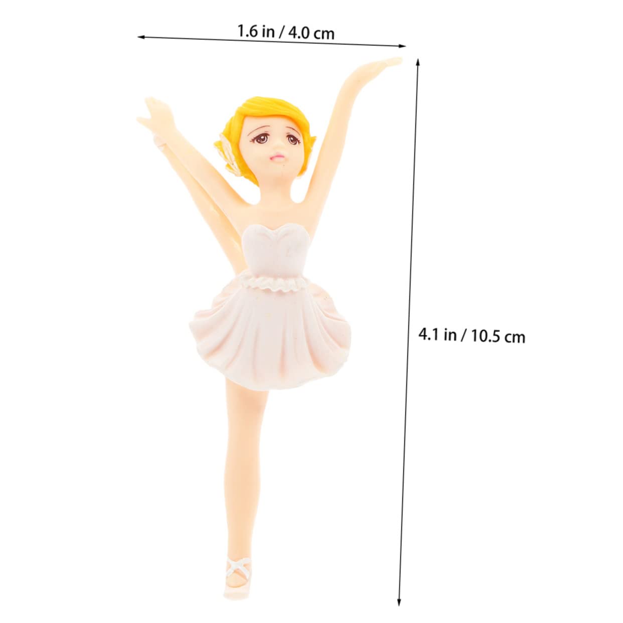 Alipis 20piezas Toppers De Cupcake De Bailarina Para Decoración De Pastel Para Cumpleaños y Fiestas De Danza Adorno Elegante Para Bodas y Celebraciones Temáticas