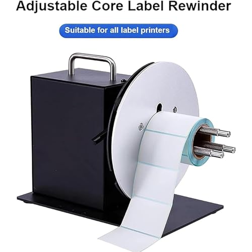 Riavvolgitore Automatico di Etichette con velocità Regolabile, riavvolgimento bidirezionale, Gestione efficiente delle Etichette, Adatto per l'imballaggio e la spedizione