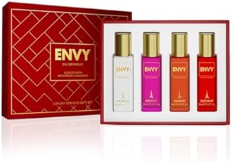 ENVY Gift Set for Women - Opulence, Bewitch, Radiant, Enchant - 20ML Each | Long Lasting Luxury Perfume EDP