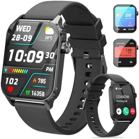 Relojes inteligentes para mujeres hombres, reloj inteligente HD d...