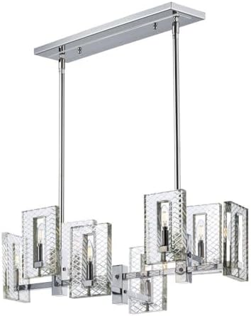 Maxim Suave-Eight Light Linear Pendant-34.5 Inches Wide by 13 inches high