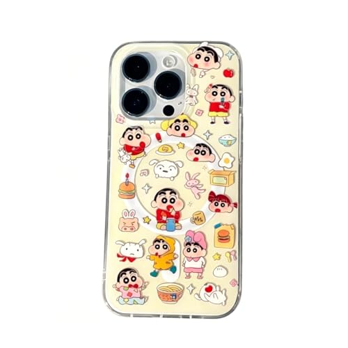 BAOFAHO �N���������񂿂�� iPhone13Mini �p �P�[�X ���킢�� TPU �y�� �l�C�L�����N�^�[ �ی�P�[�X �R�~�b�N�� MagSafe�Ή� ���C�����X�[�d�Ή� �g�уJ�o�[ ���C�z�� �g�уP�[�X ���菝�h�~ �����h�~ �A�C�t�H��13Min