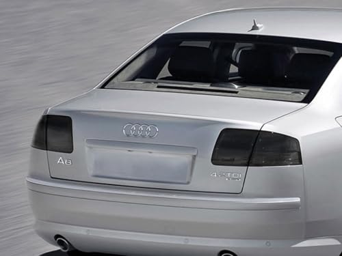 Rvinyl Tail Light Tint Covers Compatible with Audi A8 2005-2010 - Blackout Smoke