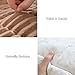 FUNNY FUZZY Pet Couch Covers for Sofa, Washable Dog Couch Cover Protector for Dogs, Flannel Couch Covers for Dogs Pet Friendly Pets Mat Bed Sofa Cover (Brown, 27.6