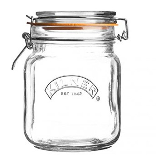 Preisvergleich Produktbild Kilner - Drahtbügelglas rechteckig - 1,0l