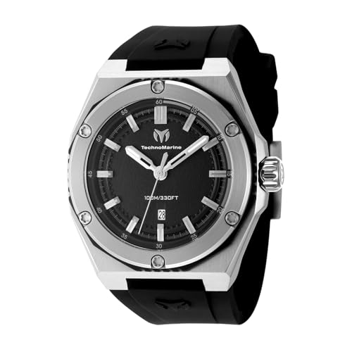 Montre homme Technomarine durable en acier inoxydable pour éviter les chocs