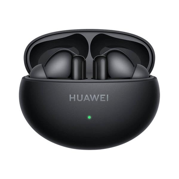 HUAWEI FreeBuds 6i, Intelligent Dynamic ANC 3.0, Punchy Bass, Fast Charging, Longer Listening, Distraction-Free Calling, IP54 Sweat- and Water-resistance, Dual-Device Connection, Black