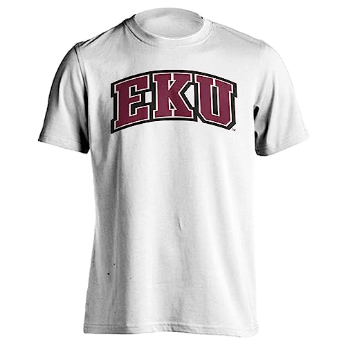 Eastern Kentucky EKU Colonels Classic Arch Wordmark White XL