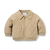 Janie and Jack Baby Quilted Jacket, Oatmeal, 1218