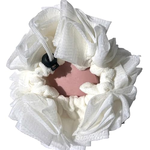 Qsvbeeqj Esponjas de baño para cuerpo de ducha, esponja de loofah, herramienta de ducha cómoda y efectiva, espuma suave para ducharse y lavar la espalda