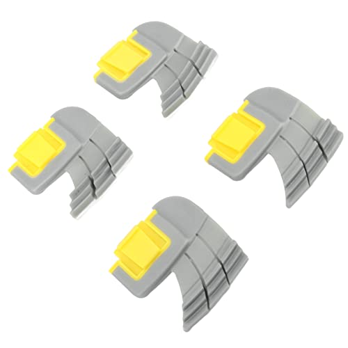 Haofy 4pcs Brosses de Récurage Cycloniques, Pièces de Rechange de Brosse Cyclonique en Caoutchouc Plastique pour Nettoyeur MX8 Mx6 R0714400 Remplacement de Brosse de Récurage