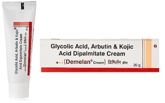 Deme-len Cream Glycolic Acid, Arbutin & Kojic Acid Dipalmitate Cream 20G (Pack 1)