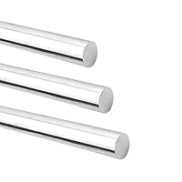 Vista 8 de 3 piezas varillas de acero inoxidable 304 de 3/8" × 12" de longitud, varilla de eje de metal para manualidades de bricolaje, industria, pasatiempos