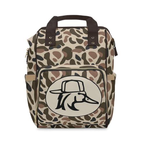 Camo Redneck Duck Backpack – Camouflage Hunting Travel Bag, Large Capacity Outdoor Daypack, Durable Country Style Backpack for Everyday Use