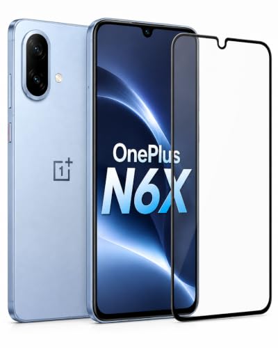 Image of Edge-to-Edge Screen Protector Tempered Glass For OnePlus N6x 5G / OnePlus N6x Lite With Easy Self-Installation Kit