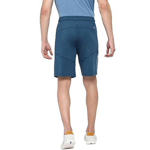 Image of Van Heusen Men Active Sports Swift Dry Knit Shorts - 4 Way Stretch, Lightweight, Mesh Panel