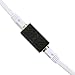 Jadaol [1000Mbps, High-Speed RJ45 Coupler, Ethernet Extender Adapter for Cat7/Cat6/Cat5e, Female to Female LAN Connector for PC, Router, Modem, PS5, Xbox, Network Extension, 2 Pack, Black