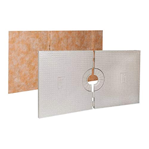 Kerdi Shower Tray 32"x60" Center Drain Placement