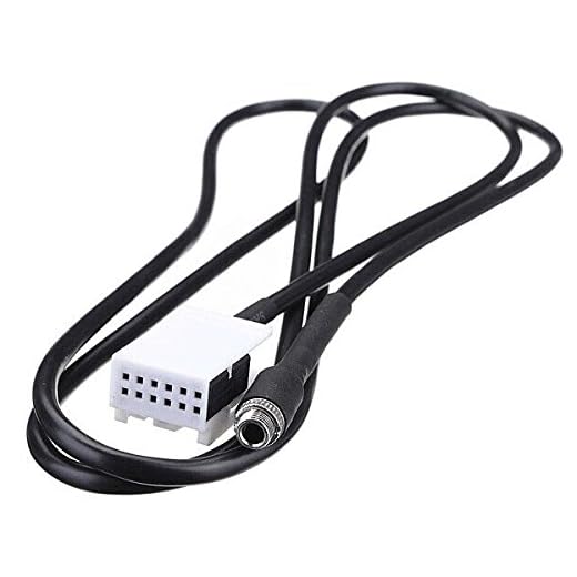 Bil 3,5 mm AUX-adapter 1,2 m ljudkabel för BMW E61 E64 68120153502