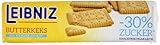 30 % weniger Zucker Leibniz Butter- Keks 30% weniger Zucker, 15er Pack (15 x 150 g Packung)