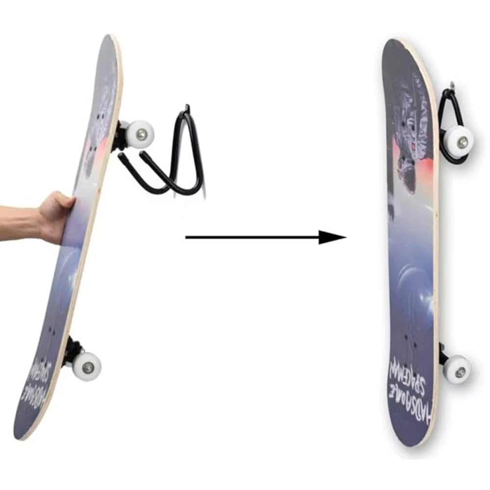 Amazon.co.jp: [Holomua Hiro] スケボー 壁掛け 4個セット