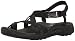 Skechers Women's Reggae Bahamas Toe Ring Sandal, Black Webbing, 10 M US