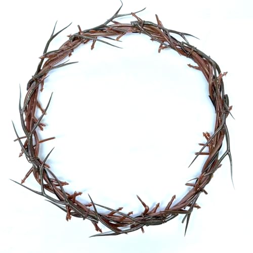 Brown Crown of Thorns 8-10" Diameter Passion of Christ Crown