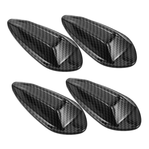 Antena aleta de tiburón universal para coche con diseño deportivo y acabado plástico negro