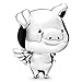 Produktbild Pig with wings sterling silver charm
