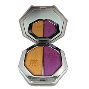 Fenty Beauty Killawatt Foil Freestyle Highlighter Duo – Mimosa Sunrise/Sangria Sunset, Cream, Powder, Face Shaping Makeup, Metallic Finish