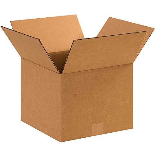 BOX USA 12 x 12 x 9 Corrugated Cardboard Boxes, Small 12"L x 12"W x 9"H, Pack of 25 | Shipping, Packaging, Moving, Storage Box for Home or Business, Strong Wholesale Bulk Boxes