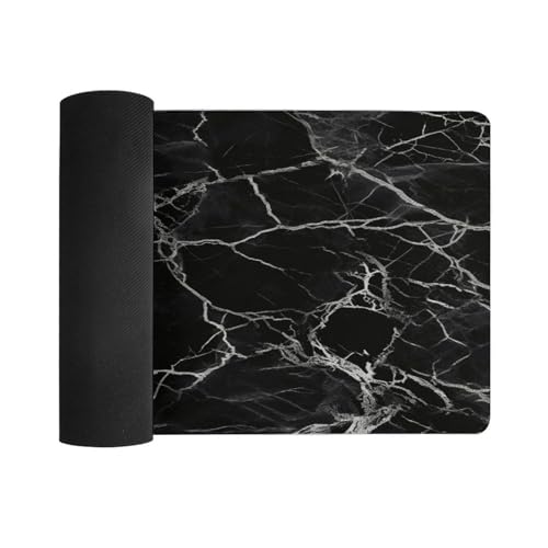 Black Marble Desk Pad impermeable y antideslizante miniatura 3