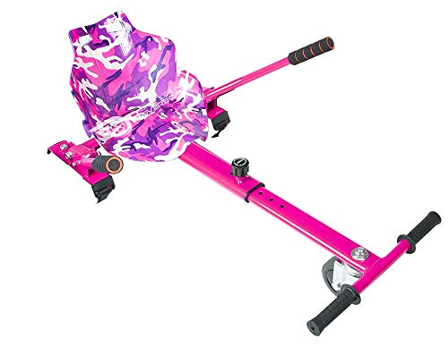 Improv HOVERKART - Asiento ajustable para patinetes eléctricos de autoequilibrio – se adapta a todos los tamaños de tabla de hoverkart – 16,5