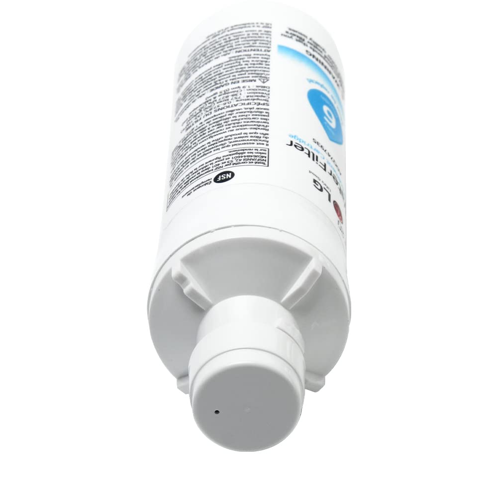 2pcs LT1000P filtro de agua del refrigerador, reemplazable hogar refrigerador filtro de agua para Kenmore9980, blanco