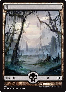Amazon.co.jp: マジック：ザ・ギャザリング 沼（基本土地