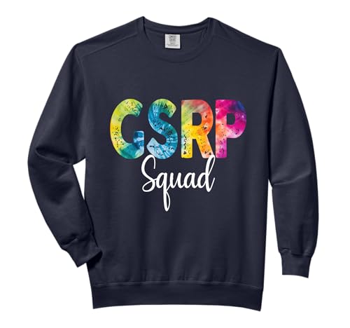 GSRP Squad Tie Dye Back To School women appreciation Comfort Colors Adult Sweatshirt
