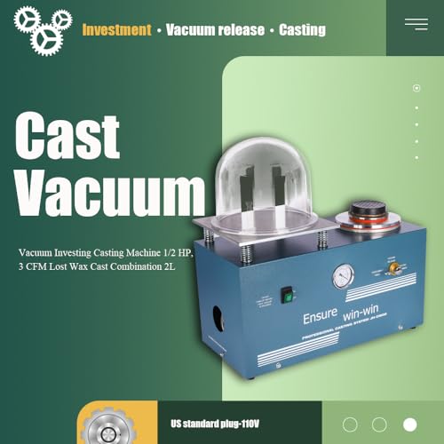 Hipogt Vacuum Investing Casting Machine 1/2 Hp thumb #1