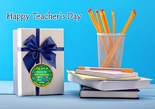 D4Dream Teacher Appreciation Gifts For Women Men Teacher Ornament Teacher Christmas Ornament Gifts Graduation Back To School Valentines Day For Retired Daycare Teacher End Of Year Gifts From Student #TOP1