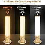 VUSIHOO Light Therapy Lamp 10,000 Lux Happy Sunlight Lamps UV-Free with 3 Color Temperatures, Adjustable Brightness,Timer & Memory Function, Sun Lamp, Full Spectrum Light for Home, Office - Image 2