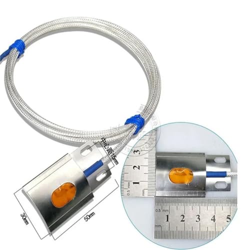 Sensor Pt100 de termistor de platino con sonda curva tipo azulejo para tuberías 3