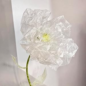 Giant Flower Decoration with Light, 5.9 Ft Huge Organza Artificial Floral Decor for Wedding Arrangements Birthday Party Easter Mother's Day Backdrop Decor Shop Display, Electric Opening, Moon White Giant Flower Decoration with Light 59 Ft Huge Organza Artificial Floral Decor for Wedding Arrangements Birthday Party Easter Mothers Day Backdrop Decor Shop Display Electric Opening Moon White