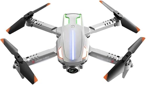 QIYHBVR Drones con cámara para adultos - Drone FPV 4K con funda de transporte dron RC plegable con retención de altitud modo sin cabeza drones de