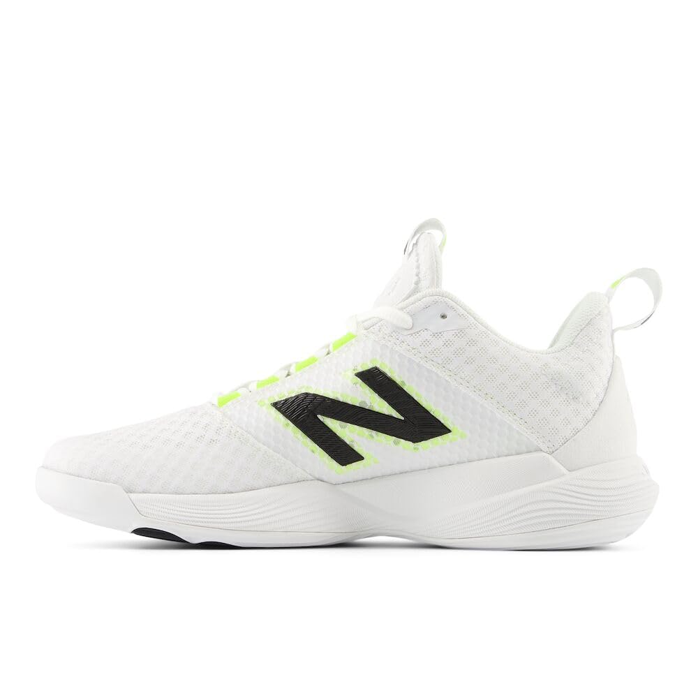 New Balance Women's FuelCell VB-01 Volleyball Shoe, White, 7.5