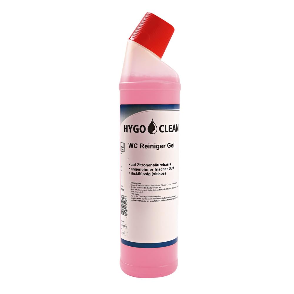 12 Stück Hygoclean WC Reiniger Gel, rot, V: 0,75l, WC-Reiniger, Toilettenreiniger, Sanitärreiniger
