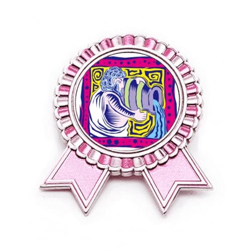Broche constellation métal rose gravée M pour customiser vos habits
